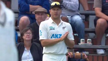 Neil Wagner Spotted Fielding During NZ vs AUS 1st Test 2024 Despite Having Announced Retirement From International Cricket (Watch Video)